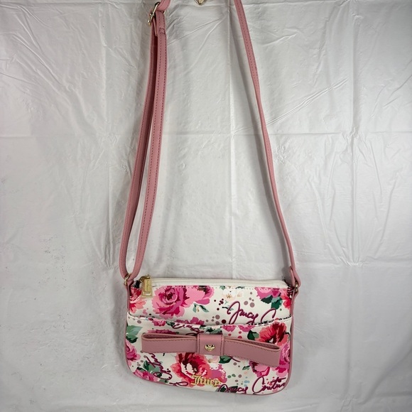 Juicy Couture Handbags - Juicy Couture Pick Ur Petal  Peek A Bow Floral Crossbody new no tags